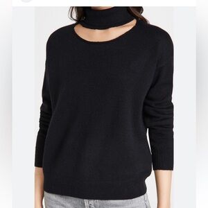 Line & Dot Black Turtleneck Sweater